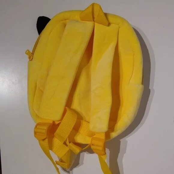 New Pokémon Pikachu Yellow Soft Plush Mini Backpack for Kids / Toddlers - Picture 5 of 5